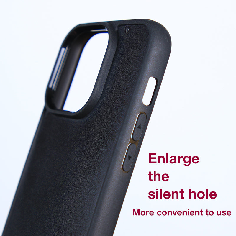 Customizable Hybrid PC & TPU Case for iPhone : Leather Inlay Compatible